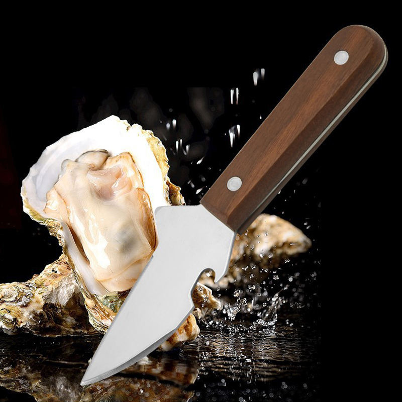 Price US$ 7.31 High Quality Beech Walnut Wood Handle Fixed Blade Outdoor Survival Tool Camping Folding Pocket Oyster Knife Buy On Alfknives.com