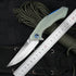 High quality G10 handle  D2 Steel Blade pocket tactical survival folding D2 knife