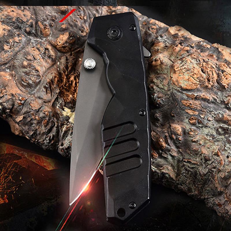 Price US$ 8.9 High Quality Black Coating Wholesale Edc Self Defense Outdoor Hunting Survival Folding Pocket Knife For Sale Buy On Alfknives.com