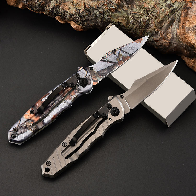 Price US$ 9.29 High Quality Camping Tools 440 Stainless Steel Camo Outdoor Tactical Self Defense Survival Folding Multi Knife Buy On Alfknives.com