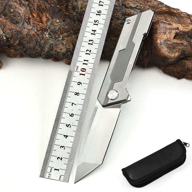 Price US$ 53 High Quality Innovative Products 2022 Survival Folding Hunting Pocket Titaniums Alloy Steel Handle D2 Knife Buy On Alfknives.com