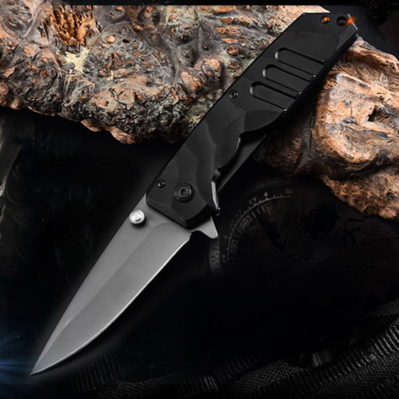 Price US$ 8.9 High Quality Black Coating Wholesale Edc Self Defense Outdoor Hunting Survival Folding Pocket Knife For Sale Buy On Alfknives.com