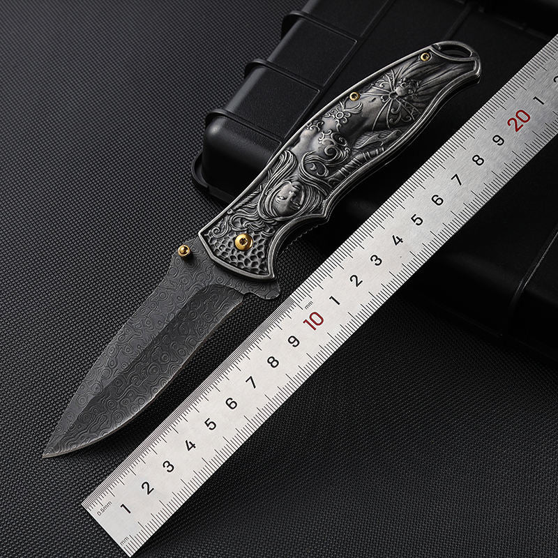 Price US$ 11.8 High Quality Good Quality 3D Relief Folding Pocket Outdoor Survival Tactical Knives Portable Camping Hiking Knife Edc Stainless Steel Knife Buy On Alfknives.com