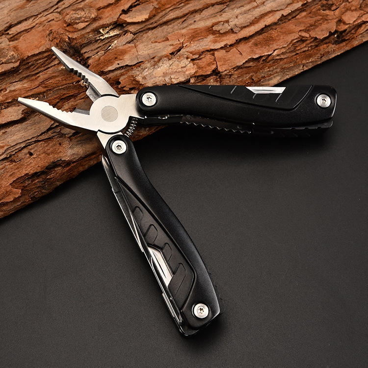 High quality stainless steel blade 12in 1 survival Foldable Pliers multi tool camping Outdoor pliers with Saw Knife