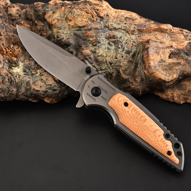 Price US$ 10.06 High Quality Hot Sale 440 Stainless Steel Wooden Handle Oem Carved Outdoor Camping Hunting Folding Pocket Knife Buy On Alfknives.com