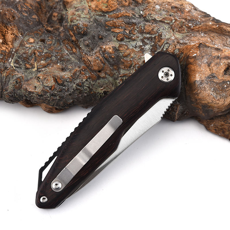 Price US$ 19.9 High Quality Pakistan Germany Black Hunter Camping Outdoor Wood Handle Knife Hunting Survival Buy On Alfknives.com