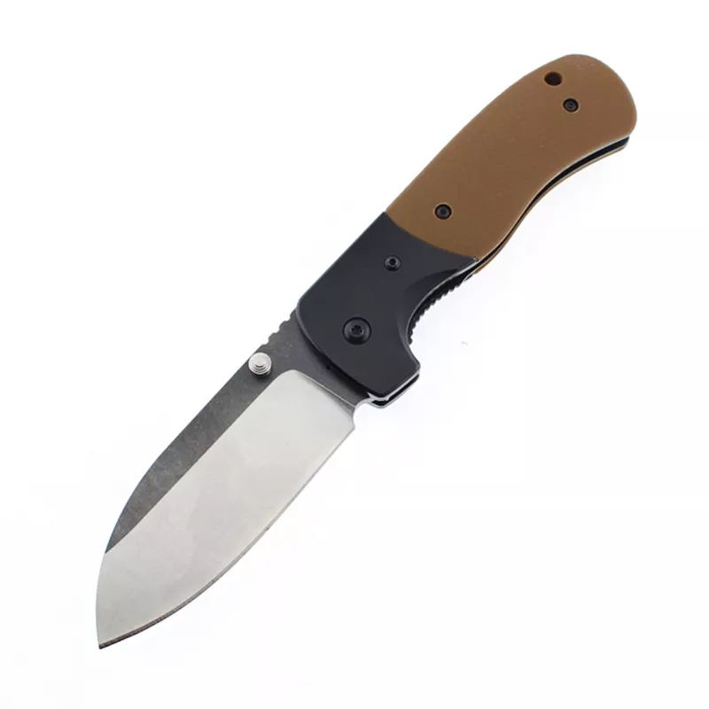 New Design 8cr stainless steel G10 handle rescue outdoor survival folding fighting knife with pocket clip