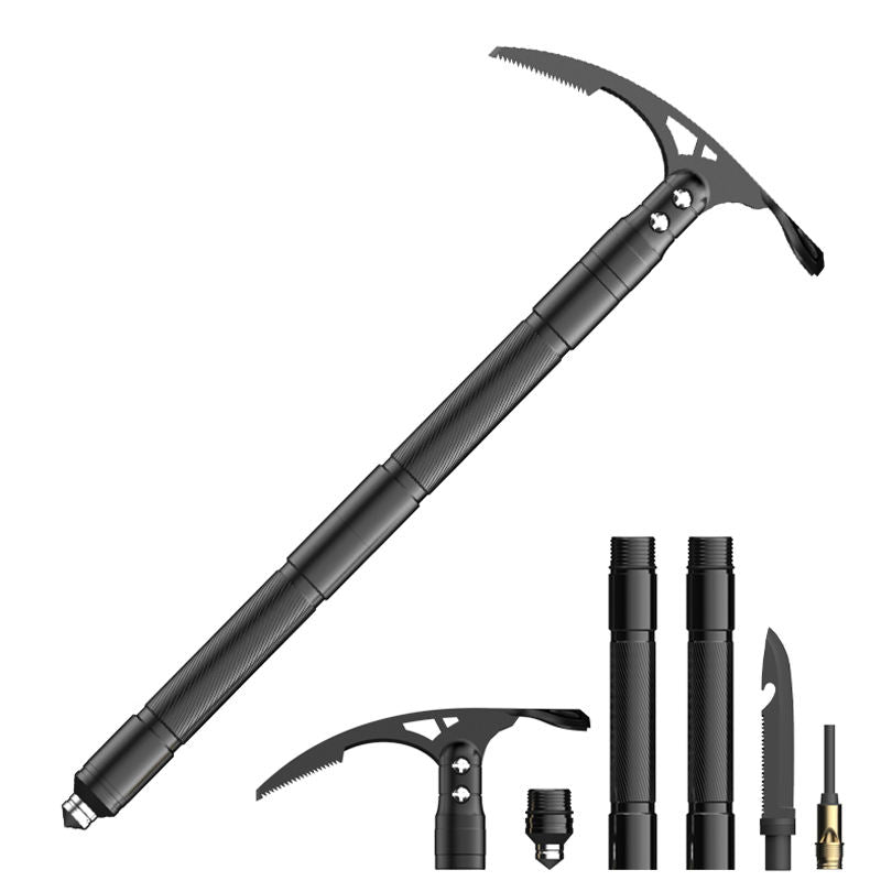 Price US$ 19.1 High Quality Outdoor Tools Hiking Accessories Multifunctional Survival Pickaxe Stainless Steel Pick Head Camping Axe Buy On Alfknives.com