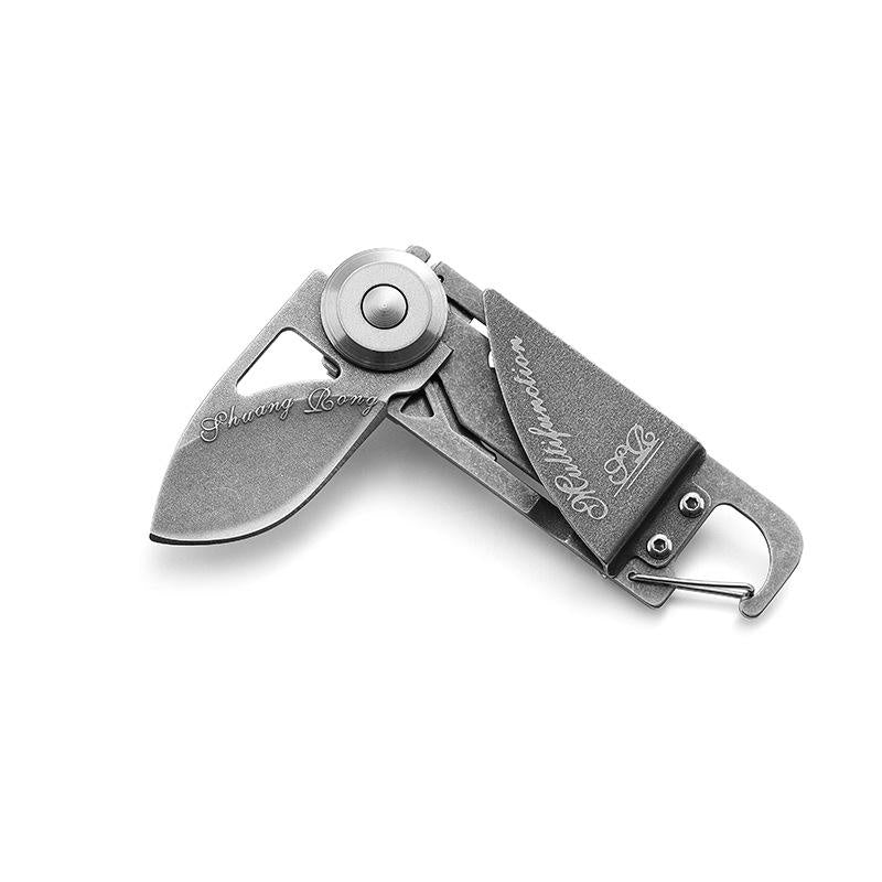 Price US$ 10.6 High Quality Key Knife Keychain Folding Pocket Knife With Stone Wash Surface  Bottle Opener For Camping Hiking Rescue Survival  Self Defense Buy On Alfknives.com