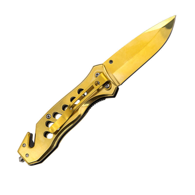 Price US$ 10.62 High Quality Oem Titanium Plated Blade Practical Gift Camping Survival Folding Portable Pocket Knife For Customizable Knife Color Buy On Alfknives.com