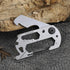 High quality 420 Stainless Steel EDC Keychain Keychain Carabiner Tool Tactical Outdoor Multitool