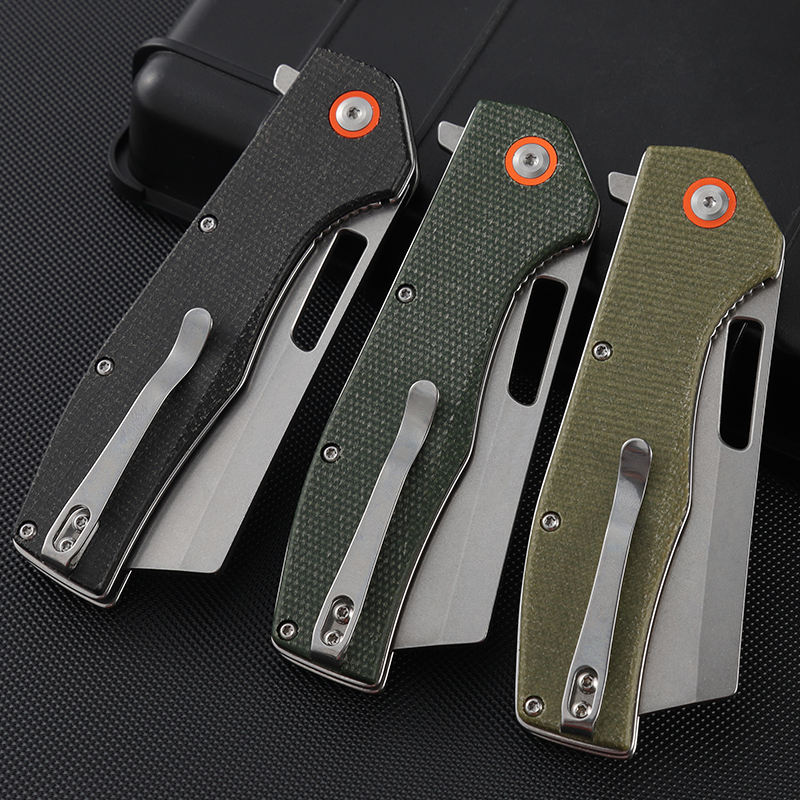 Price US$ 14.89 High Quality High Quality D2 Steel Blade Micarta Folding Pocket Knife Edc Portable Defensive Survival Folding Knife Buy On Alfknives.com