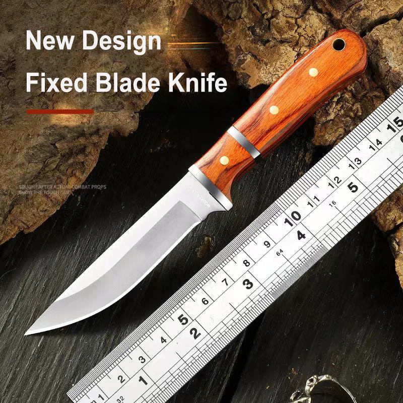 Price US$ 8.76 High Quality New Design Colored Wood Handle Full Tang Fixed Blade Knife Survival Camping Knife For Outdoor Cutting Food Buy On Alfknives.com