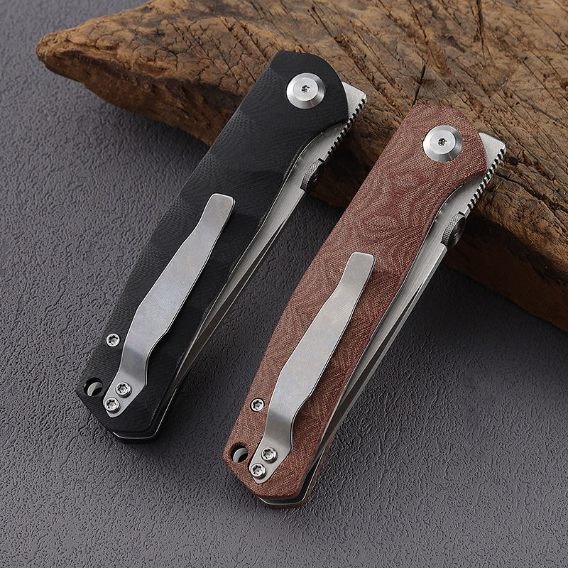 Price US$ 17.53 High Quality High Quality D2 Steel Blade Edc Pocket Folding Knife With G10 Handle 2 Color Options Buy On Alfknives.com