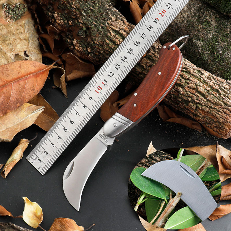 Hot Selling Wood Handle garden grafting planting Folding grafting Knife