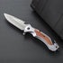 Price US$ 10.15 High Quality Factory Direct Sell Pocket Knife Wooden Handle Tactical Camping Survival Hunting Knives Outdoor Folding Utility Knife Buy On Alfknives.com