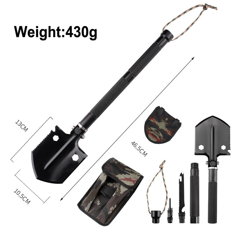 Price US$ 13.5 High Quality Aluminum Alloy Handle Folding Portable Multifunctional Outdoor Camping Shovel Sapphire Shovel Plus Extra Accessories Buy On Alfknives.com