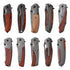 Price US$ 9.5 High Quality Eco Friendly Products 2023 Wooden Handle Handmade Wholesale Folding Utility Stainless Steel Knifes Tactical Buy On Alfknives.com