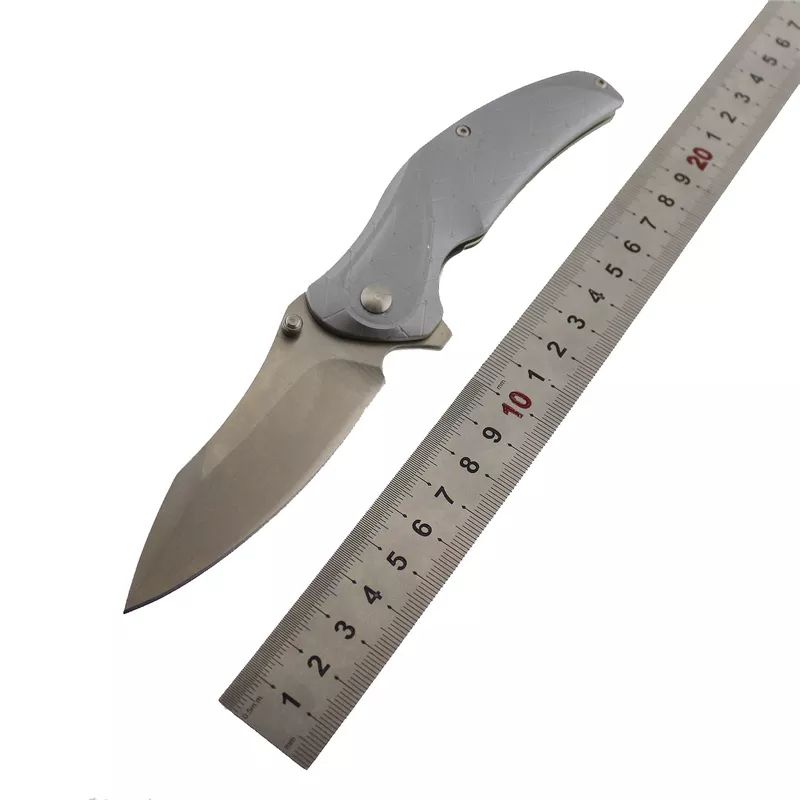 New design diamond texture handle camping hunting folding knife