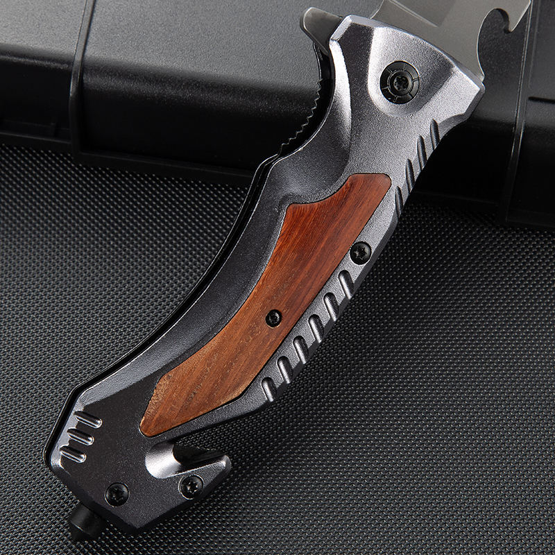 Price US$ 10.15 High Quality Factory Direct Sell Pocket Knife Wooden Handle Tactical Camping Survival Hunting Knives Outdoor Folding Utility Knife Buy On Alfknives.com