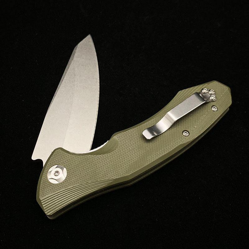 Price US$ 15.3 High Quality High Quality Folding Pocket Knife 8Cr13 Stainless Steel Blade G10 Handle Outdoor Camping Gift Hunting Knife Buy On Alfknives.com