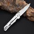 Price US$ 9.35 High Quality Oem  Factory Direct Delivery Customize Logo Stainless Steel Blade Acrylic Handle Outdoor Survival Folding Pocket Knife Buy On Alfknives.com