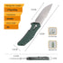 Price US$ 14.92 High Quality New Edc Tool Outdoor Self Defense Camping Folding D2 Steel G10 Handle Knife Tactical Hunting Wilderness Survival Pocket Knife Buy On Alfknives.com