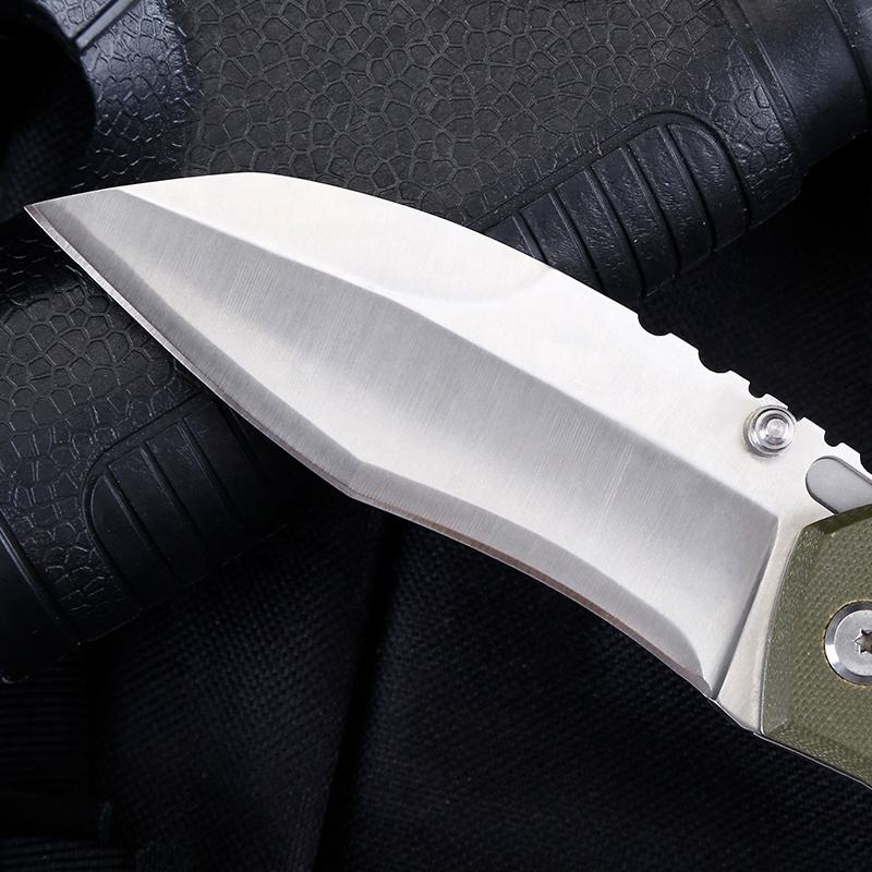 Price US$ 13 High Quality Outdoor Camping Tactical Folding Utility Tool G10 Handle Walking Survival Pocket Knife With Back Clip Buy On Alfknives.com