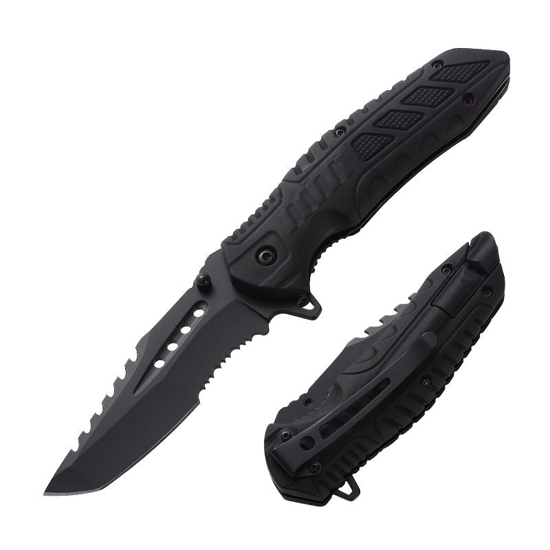 Price US$ 9.31 High Quality Popular Best Seller Outdoor Camping Knife Bushcraft Folding Tactical Survival Knife Black Pocket Knife Hunting With Fire Starter Buy On Alfknives.com