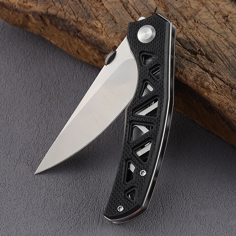 Price US$ 14.23 High Quality New Skeletonized Design G10 Handle Pocket Folding Knife D2 Steel Blade Outdoor Knife Buy On Alfknives.com