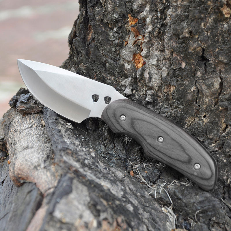 Price US$ 9.29 High Quality Wood Handle Stainless Steel Banana Big Survival Outdoor Camping Hunting Pocket Full Tang Fixed Blade Knife Buy On Alfknives.com