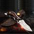 Price US$ 39.8 High Quality High Class Small Size Outdoor Hunting Damascus Fixed Blade Knife In Leather Sheath Buy On Alfknives.com