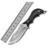 Price US$ 39.8 High Quality High Class Small Size Outdoor Hunting Damascus Fixed Blade Knife In Leather Sheath Buy On Alfknives.com