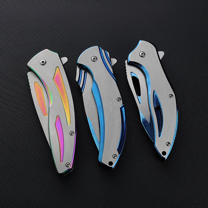 Price US$ 9.73 High Quality Trending Products 2023 Colored Titanium Treatment Csgo Camping Outdoor Survival Folding Pocket Knife Hunting Buy On Alfknives.com