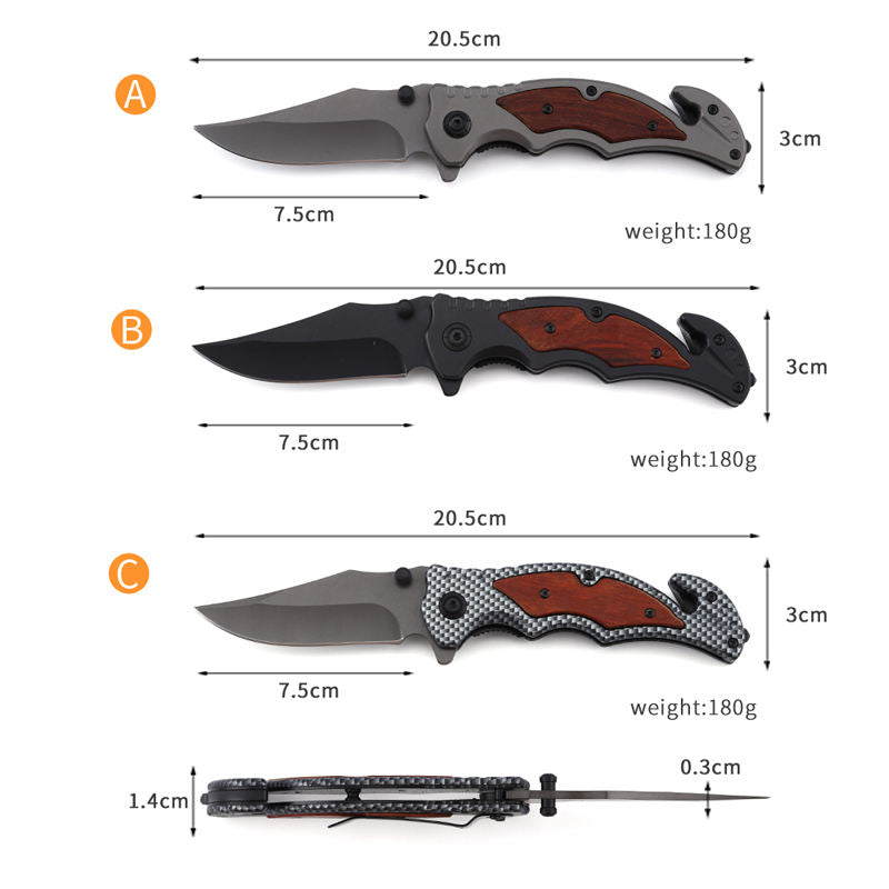 Price US$ 9.4 High Quality Alibabas Onlineshop Edc Customized Outdoor Knives Hunting Folding Wood Pocket Stainless Steel Tactical Survival Knife Buy On Alfknives.com