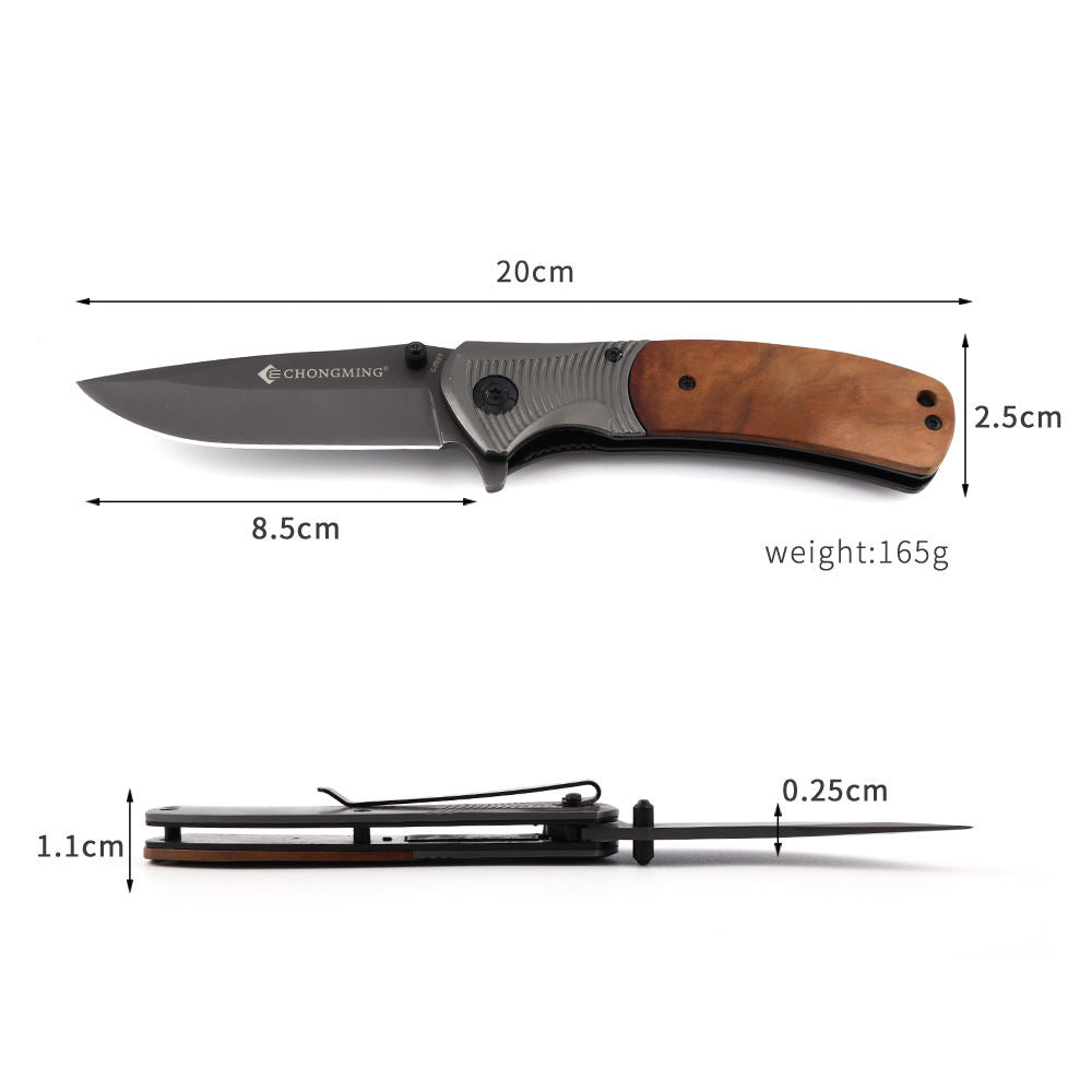 Price US$ 9.99 High Quality Eco Friendly Products 2020 2021 Tactical Survival Folding Blade Stainless Steel Knife Pocket With Wood Handle Buy On Alfknives.com