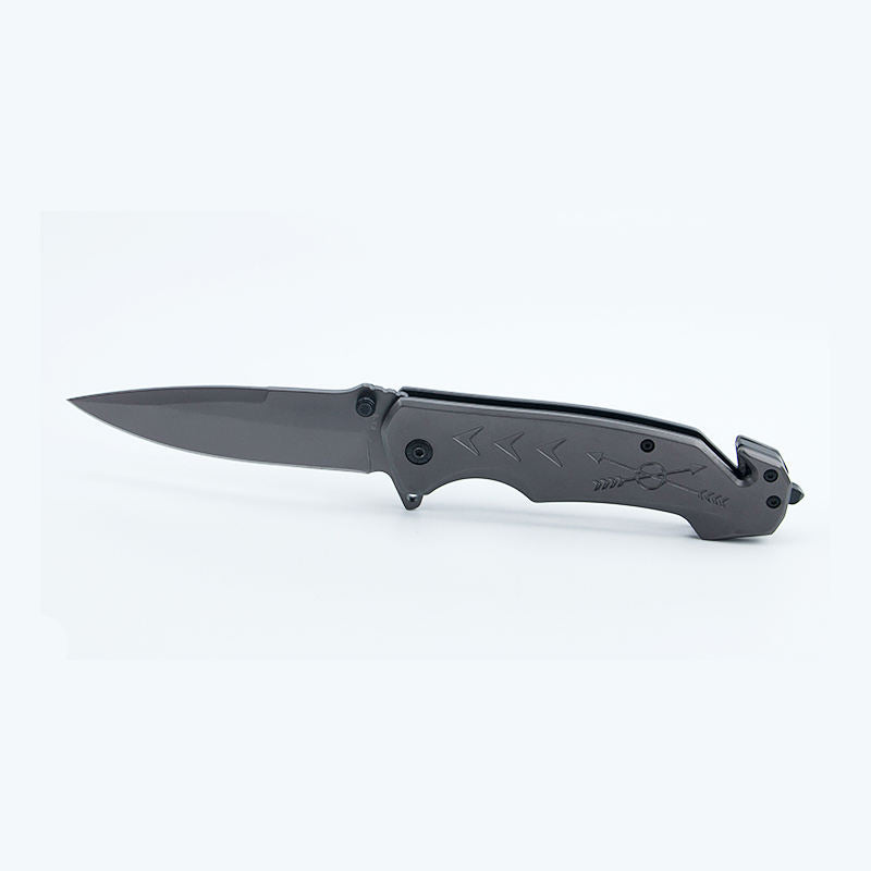 Price US$ 9.98 High Quality Outdoor Knife Grey Camping Tactical Survival Pocket Edc Knife Multi Tools With Glass Break Rope Cutter Buy On Alfknives.com