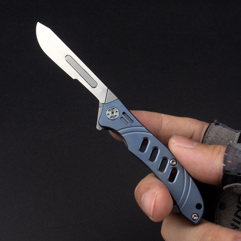 Price US$ 36.4 High Quality Replaceable Carbon Steel Blade Utility Outdoor Pocket Knife Buy On Alfknives.com