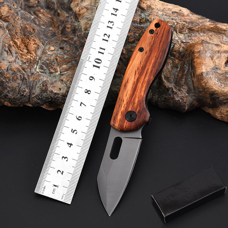 Price US$ 9.43 High Quality Assisted Open Custom Engraved Gift Edc Small Pocket Knife Wood Handle Buy On Alfknives.com