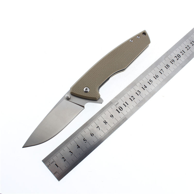 High quality 8cr stainless steel outdoor tactical fighting folding blade knife