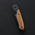 Price US$ 8.79 High Quality Da44 Rose Wood Handle Black Titanium Camping Folding Knife With Belt Clip For Wildness Survival Hunting Buy On Alfknives.com