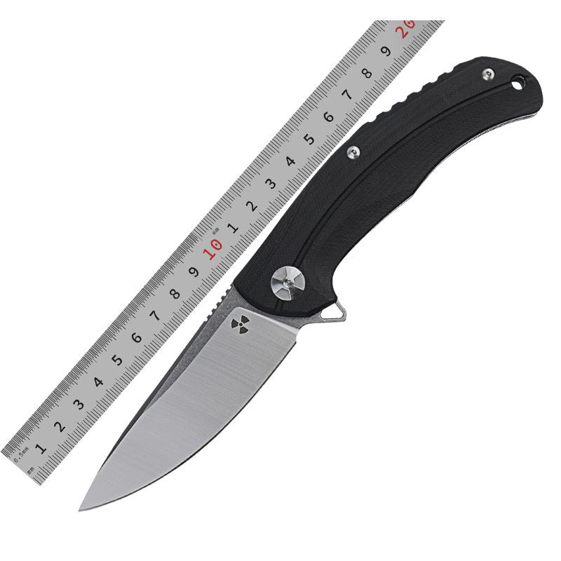 Price US$ 32 High Quality High Quality D2 Blade And G10 Handle Outdoor Camping Gift Folding Pocket Knife With Nylon Bag Gift Box Buy On Alfknives.com