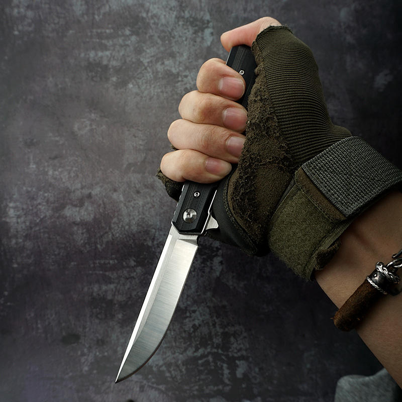 Price US$ 17.9 High Quality High Quality 9Cr18Mov Steel Folding Knife Flipper Pivot Foldable Blade G10 Camping Pocket Tactical Knives Outdoor Survival Knife Buy On Alfknives.com