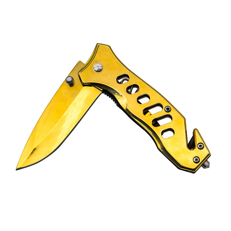 Price US$ 10.62 High Quality Oem Titanium Plated Blade Practical Gift Camping Survival Folding Portable Pocket Knife For Customizable Knife Color Buy On Alfknives.com