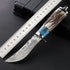 Price US$ 34.4 High Quality Handmade Damascus Fixed Blade Knife Horn Handle Outdoor Camping Hunting Survival Pocket Knife Utility Leather Case Collection Buy On Alfknives.com