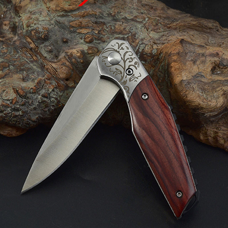 Price US$ 21.39 High Quality Handmade Folding Tactical Pocket Outdoor Hunting Wood Damascus Knife Survival Camping Buy On Alfknives.com