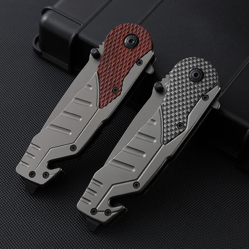 Price US$ 9.86 High Quality Hongrui Industry 8 27 Inches Outdoor Camping Hunting Folding Pocket Knives Wood Knife Tactical Knife Stainless Steel With Wood Buy On Alfknives.com