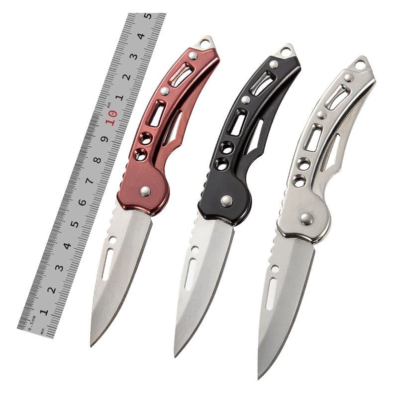 Price US$ 7.79 High Quality Portable Stainless Steel Folding Utility Knife Cutting Outdoor Camping Survival Small Pocket Knife Keychain Buy On Alfknives.com