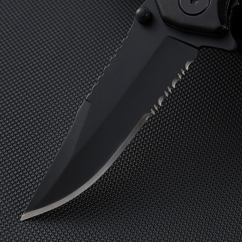 Price US$ 8.6 High Quality Wholesale Price Hot Sale Other Camping Products Pocket Knife Black Aluminum Handle Outdoor Tactical Knives Buy On Alfknives.com