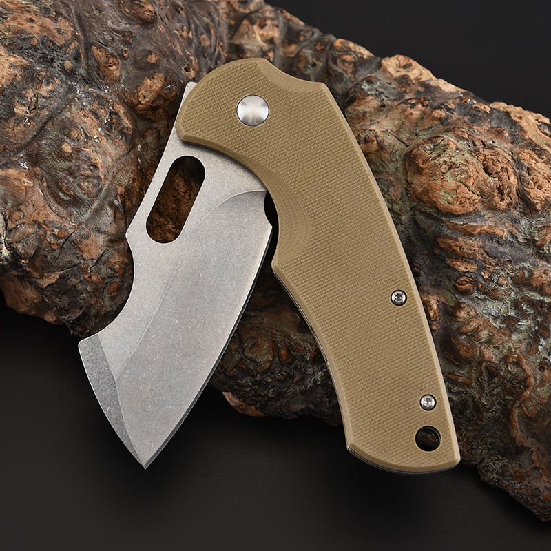 Price US$ 13.36 High Quality Other Smart Products Black Brown G10 Material Handle Camping Outdoor Pocket Hunting Folding D2 Self Defense Knife Buy On Alfknives.com